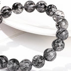 ブラックルチルクォーツ  ブレスレット 7~12mm