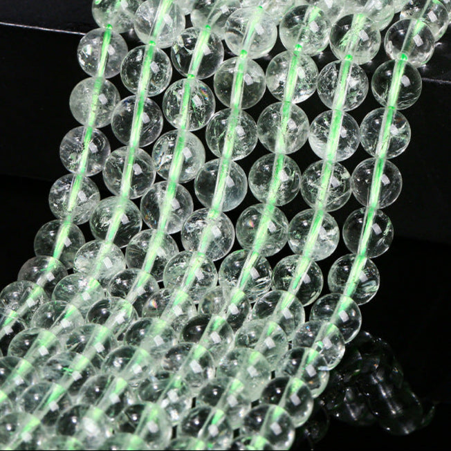 緑色のクリスタル 連材 6/8/10/12mm
