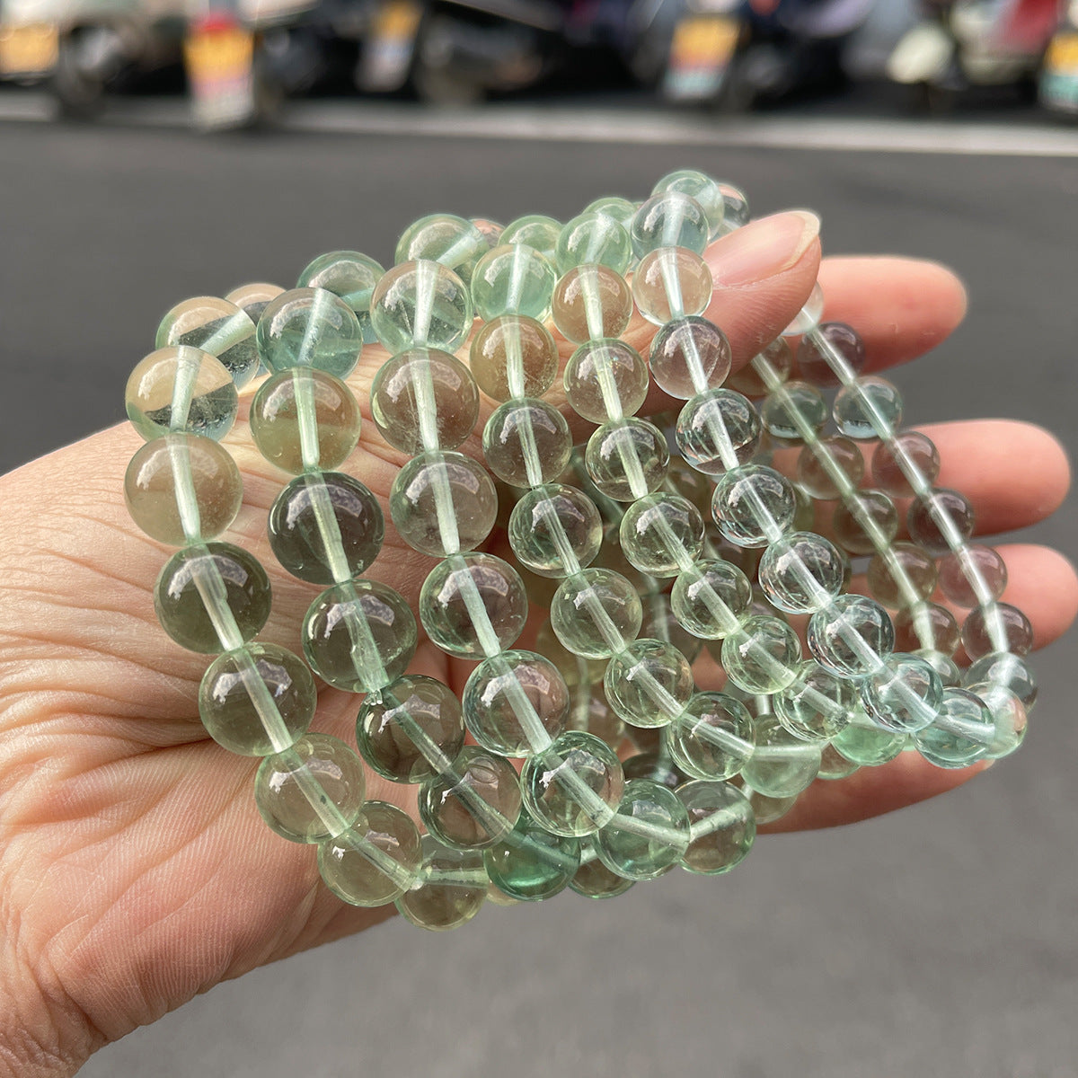 緑フローライト ブレスレット 7~12mm
