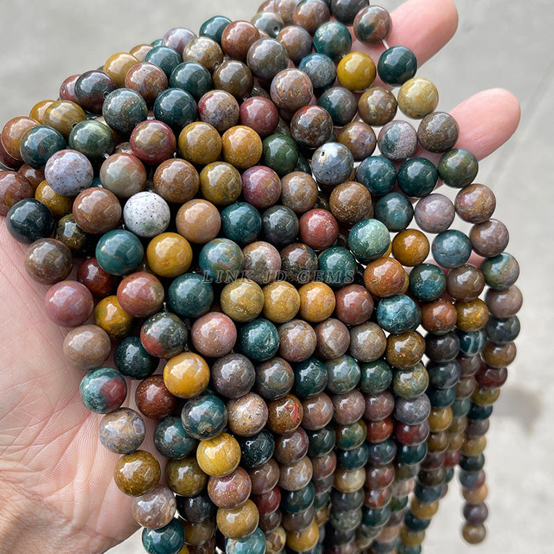オーシャンジャスパーアゲート 連材 6/8/10/12mm