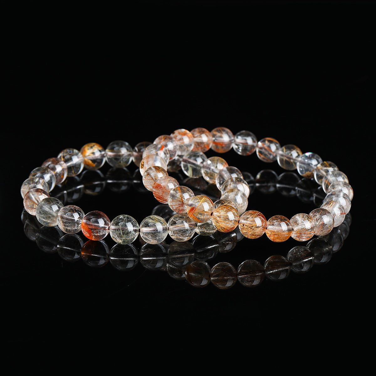 シルバールチルクォーツ  ブレスレット  8~11mm
