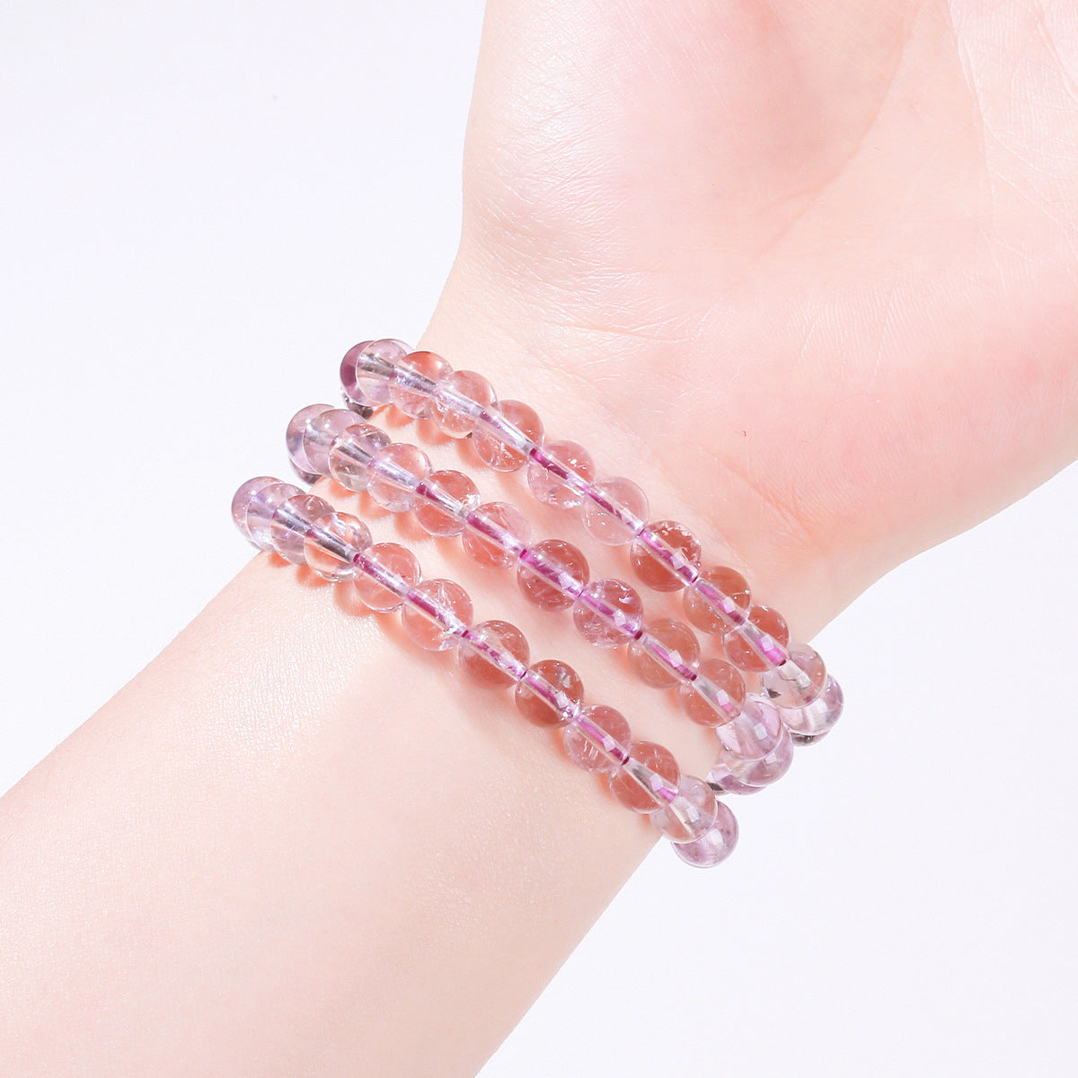 ボリビア産アメジスト  ブレスレット  7~12mm