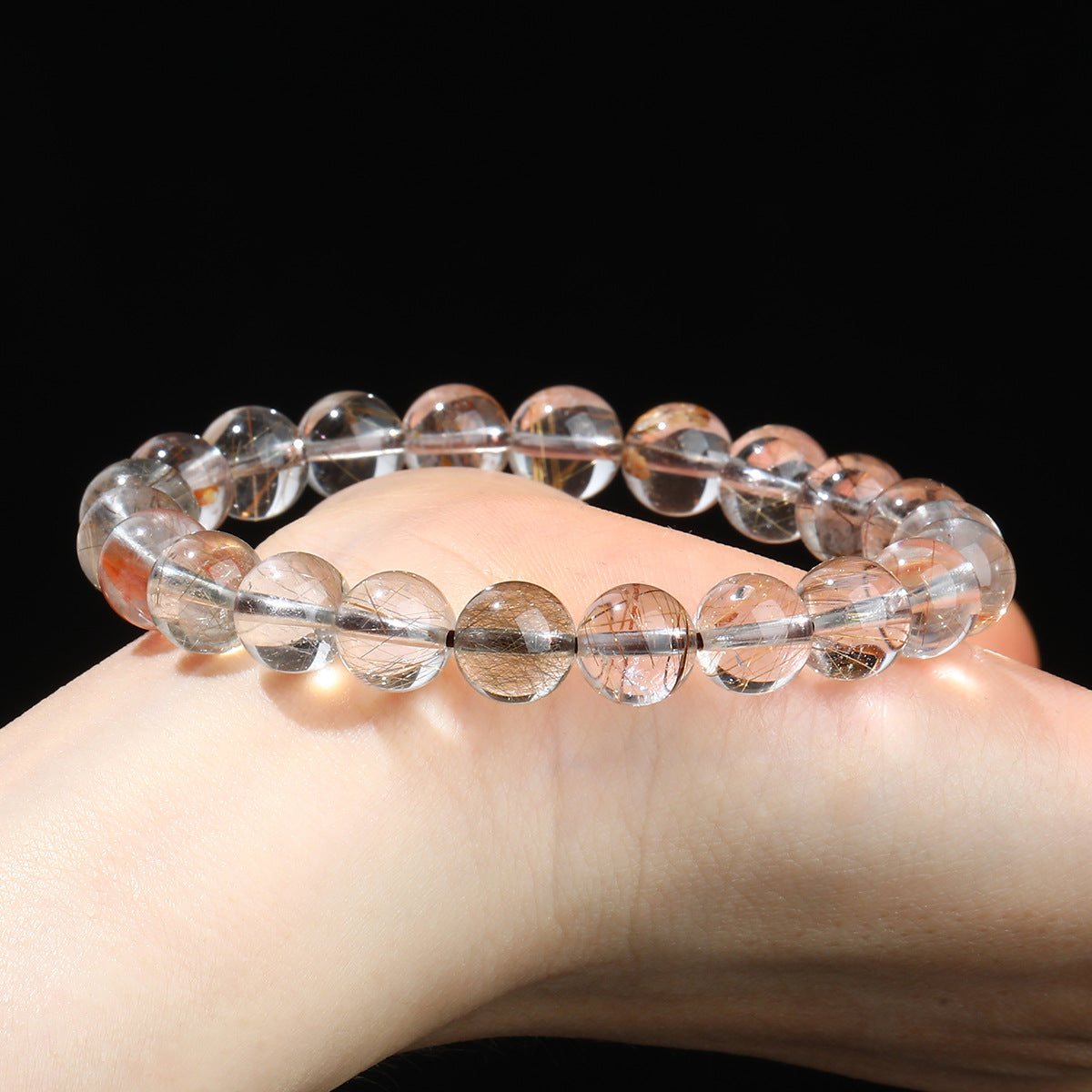 シルバールチルクォーツ  ブレスレット  8~11mm
