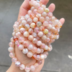 桜瑪瑙  ブレスレット 8mm