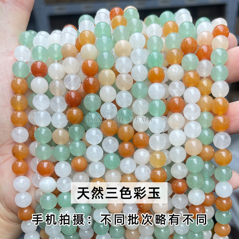 カラーカルセドニー 連材 6/8/10/12mm