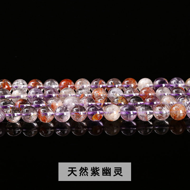 紫色のガーデンクォーツ 連材 6/8/10/12mm