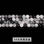 ブラックルチルクォーツ 連材 6/8/10/12mm