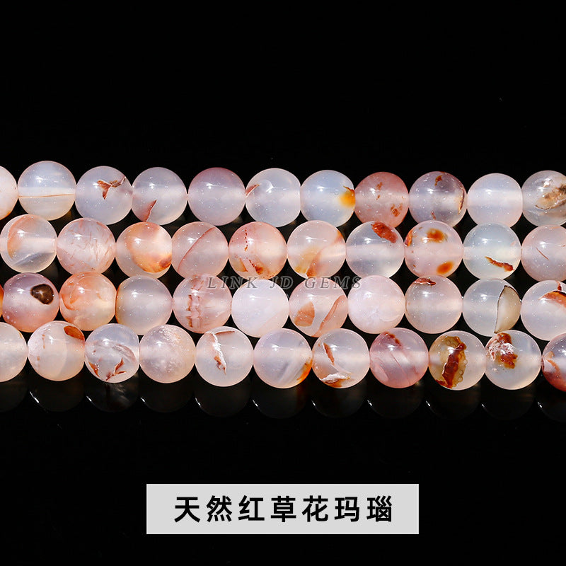 草花瑪瑙 連材 6/8/10/12mm