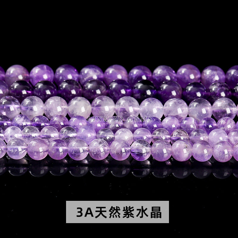ウルグアイ産アメジスト 連材 6/8/10/12mm