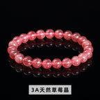 ピジョンブラッドレッドストロベリークリスタル ブレスレット  6mm/7~10mm
