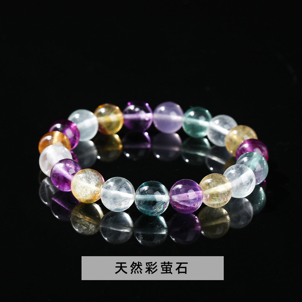 着色蛍石 ブレスレット 7~12mm
