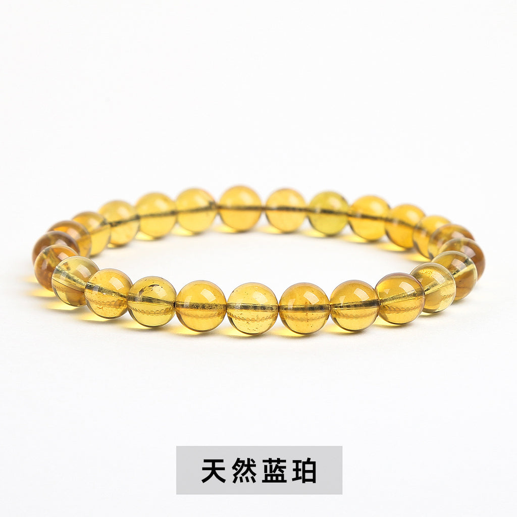 ブルーアンバー  ブレスレット 7/8mm