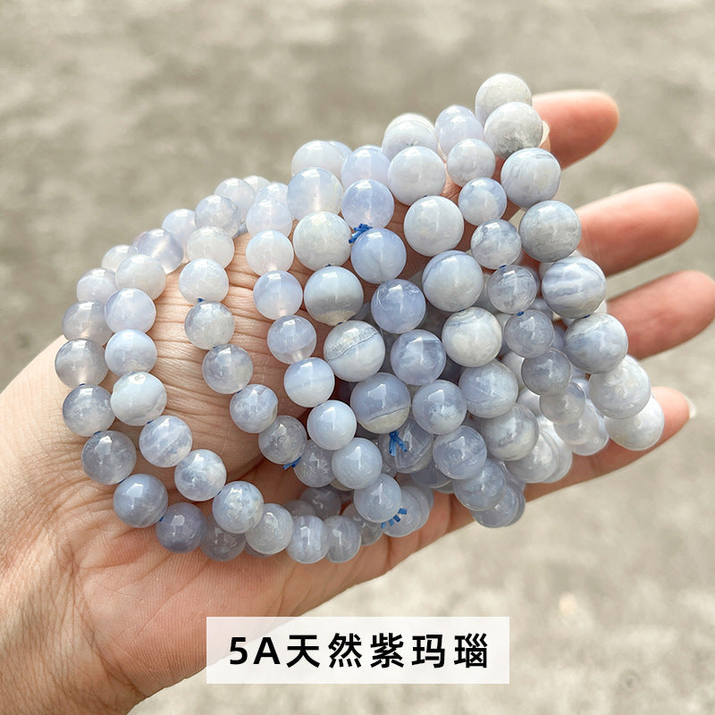 紫瑪瑙  ブレスレット 6~11mm