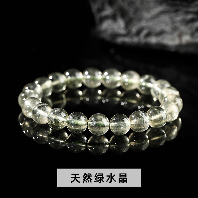 グリーンクリスタル  ブレスレット  7~12mm