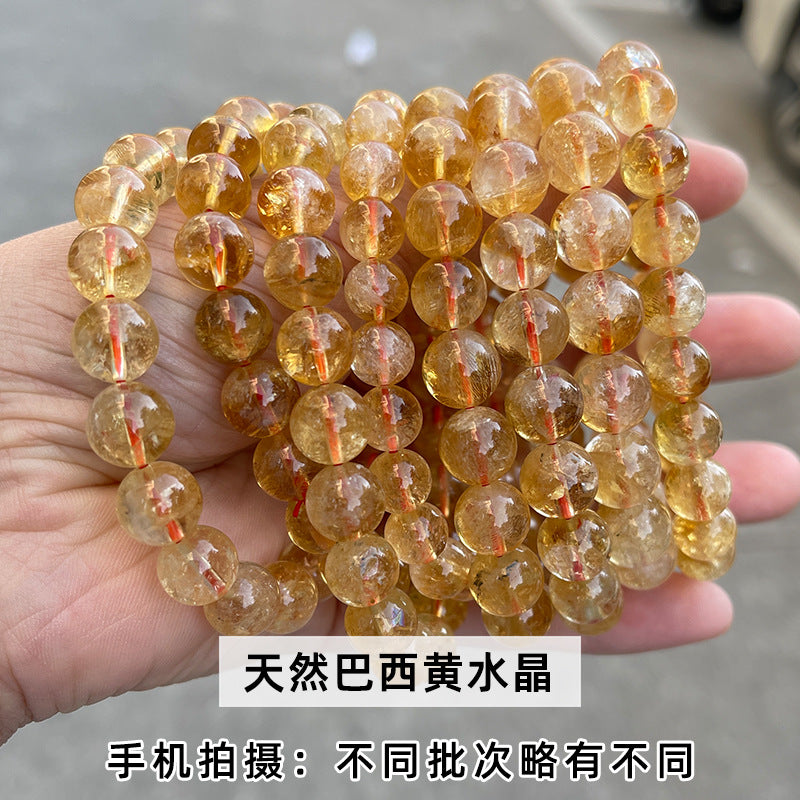 新鉱山産シトリン  ブレスレット  8-9mm